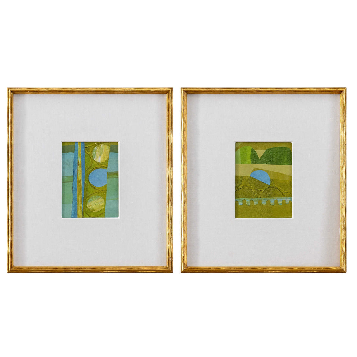 Petite Bijoux Framed Canvases - Lime