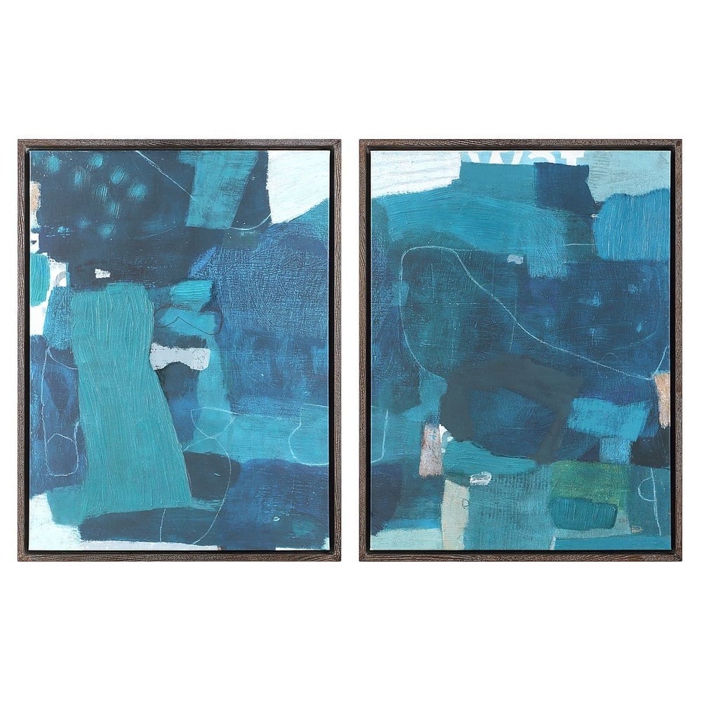 Wait Until Dusk Framed Canvas Diptych Small Set of 2