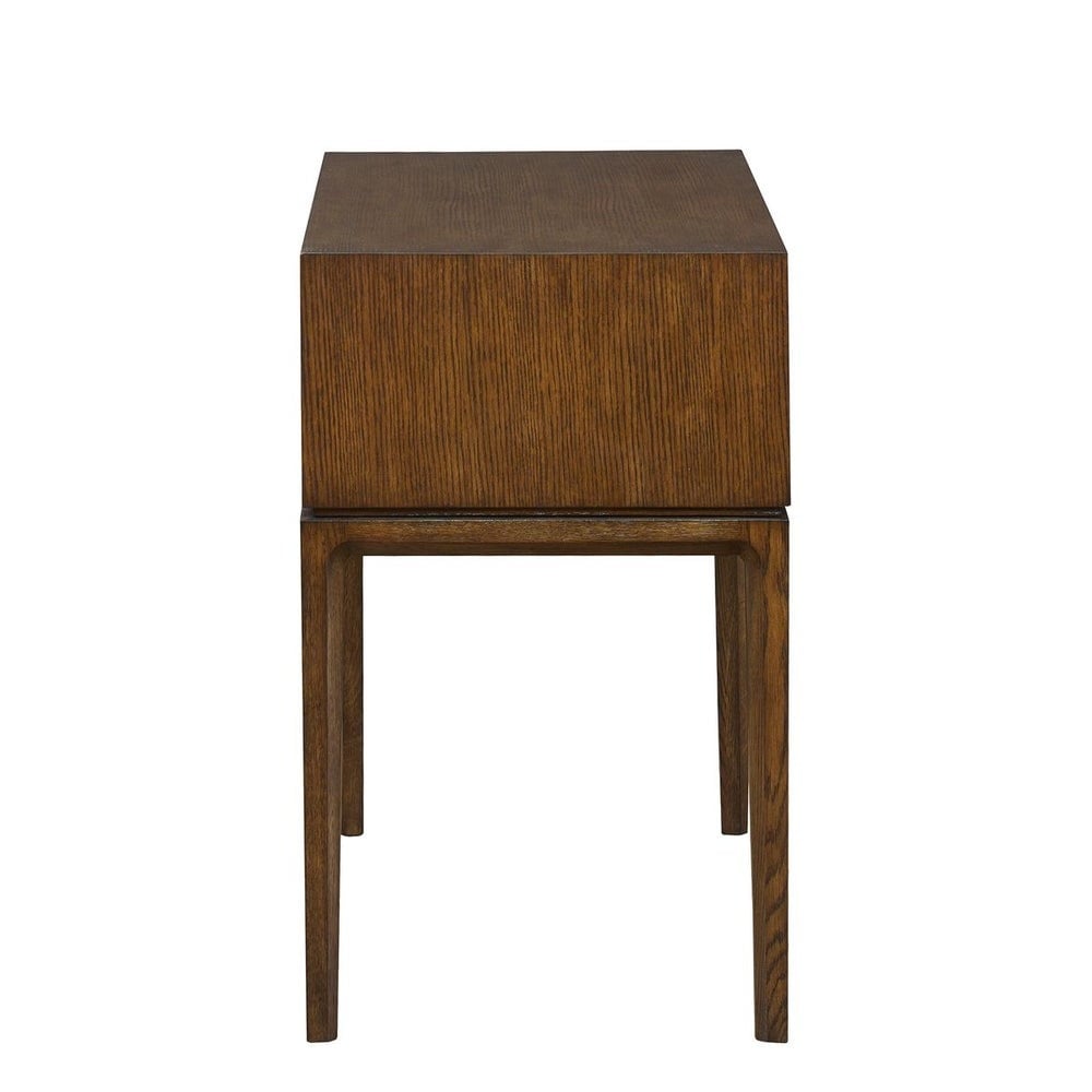 Roundabout Side Table in Cocoa Brown