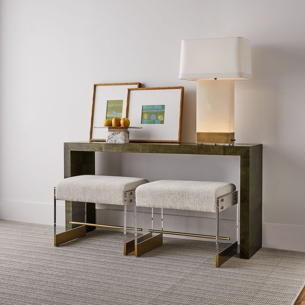 Ingrain Console Table in Olive