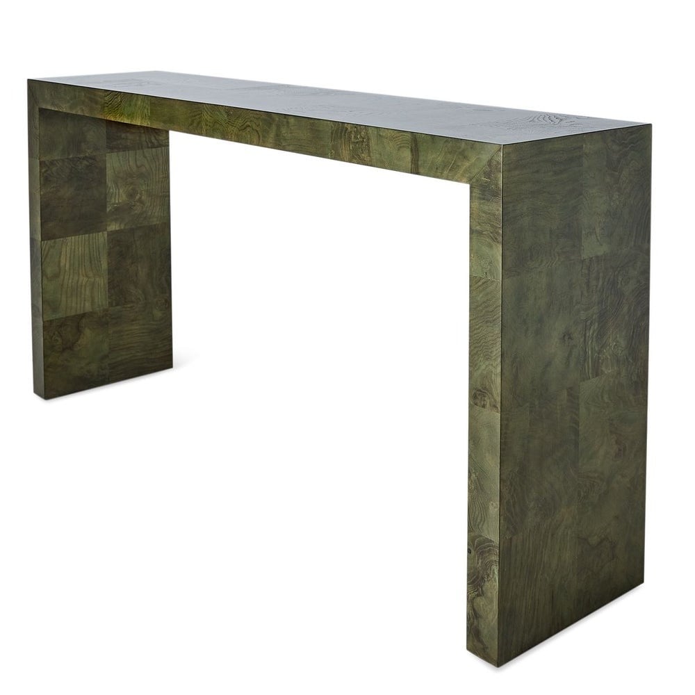Ingrain Console Table in Olive