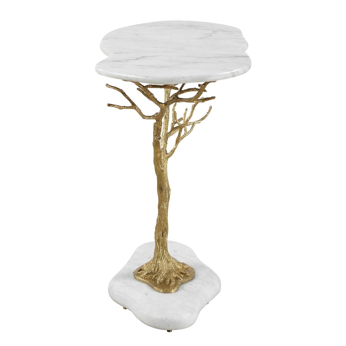 Golden Chestnut Accent Table