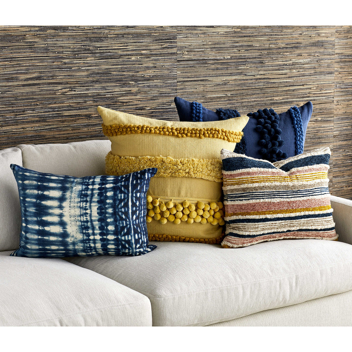 Having a Ball Cushion - Blueberry
