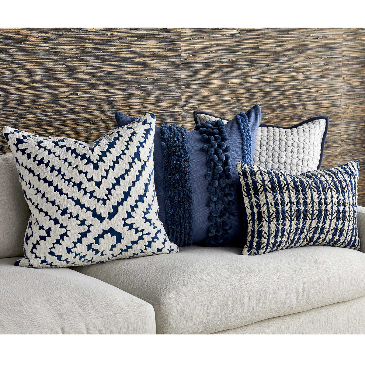 Having a Ball Cushion - Blueberry