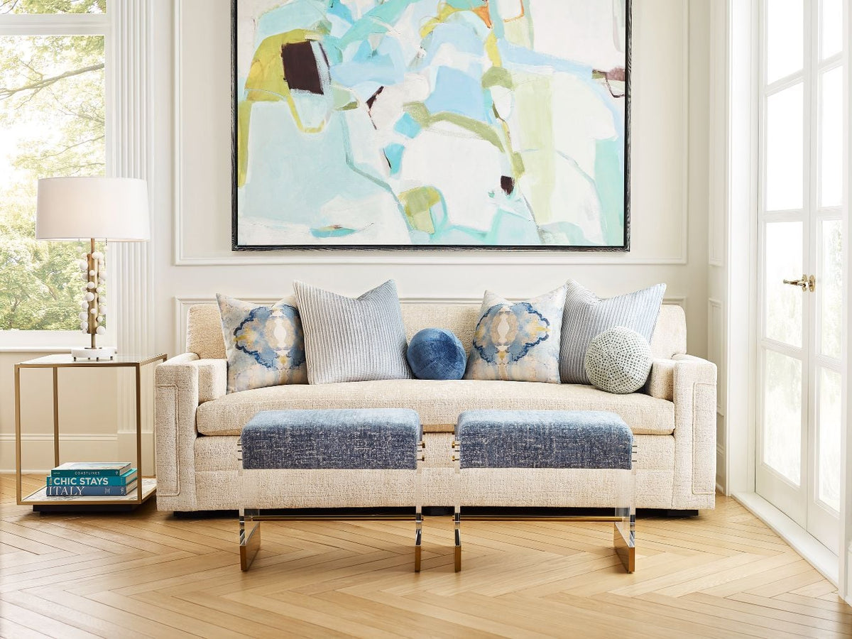 Ball Bearing Cushion - Cerulean