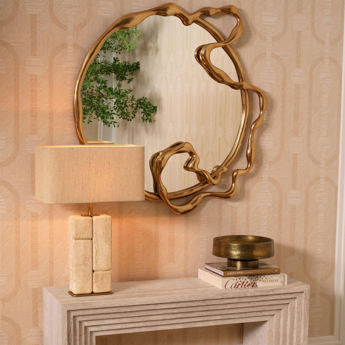 Rathmore Travertine Table Lamp