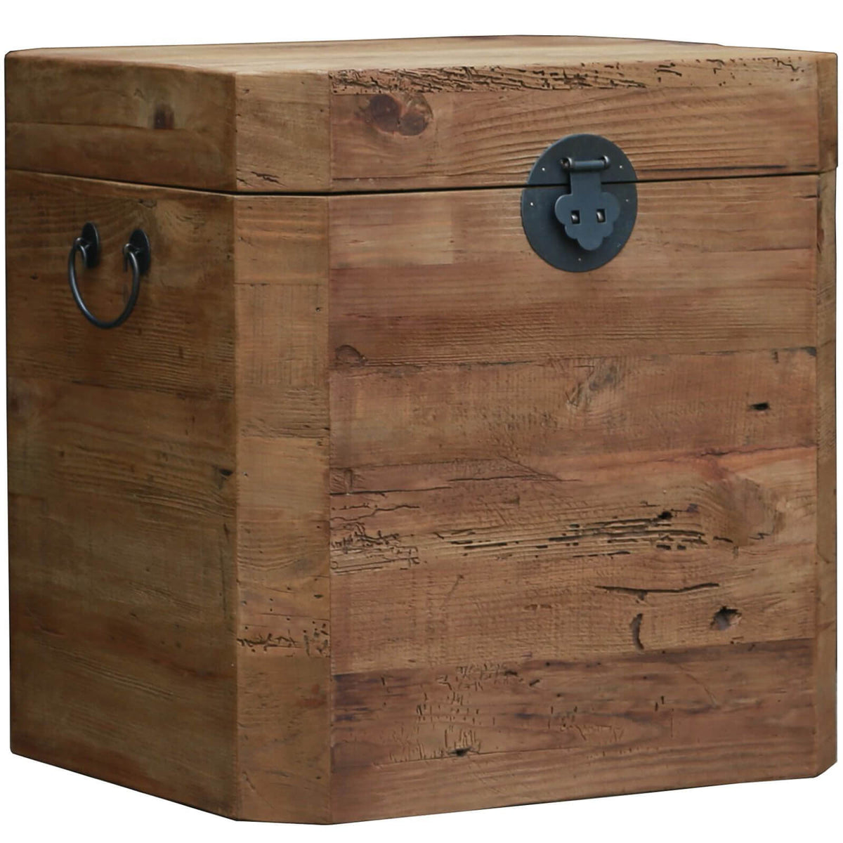 Reclaimed Pine Bedside Trunk