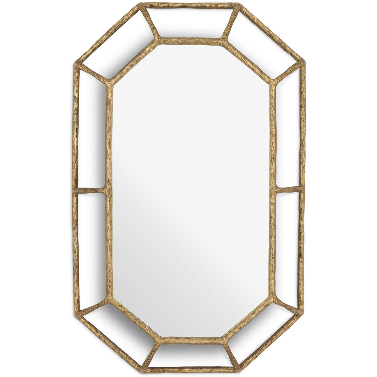 Rinaldi Mirror in Vintage Brass