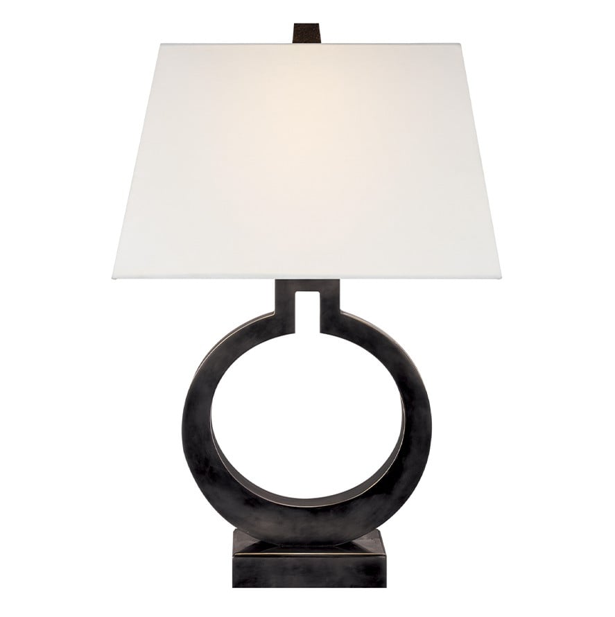 Ring Form Large Table Lamp | Bronze