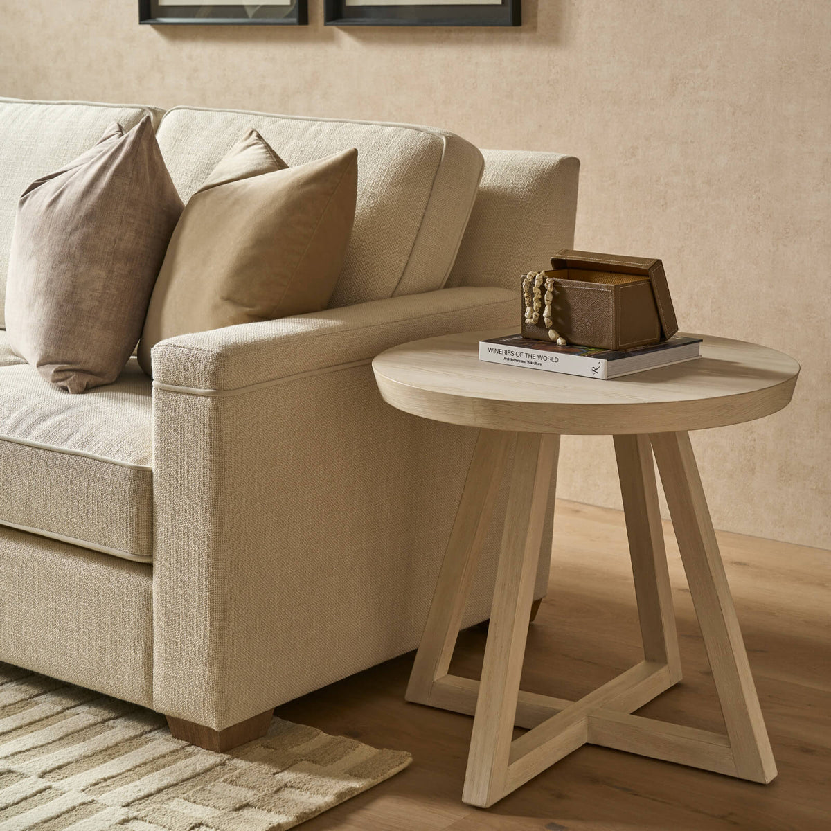 River Rock Round Side Table