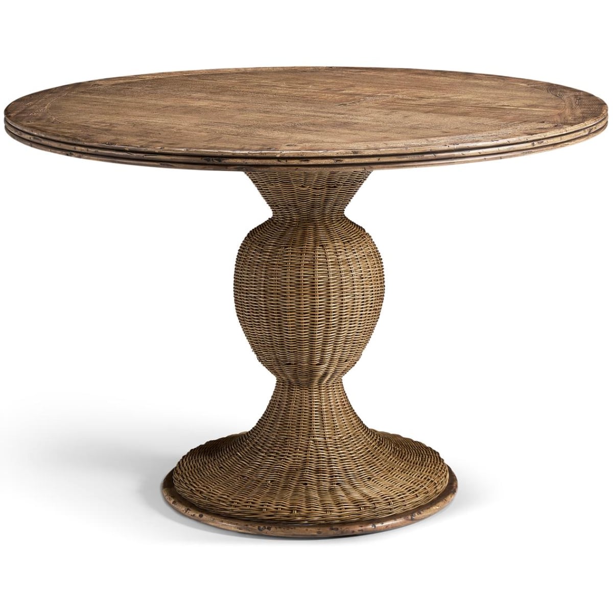 Palm Court Round Dining Table in Rattan - 117cm