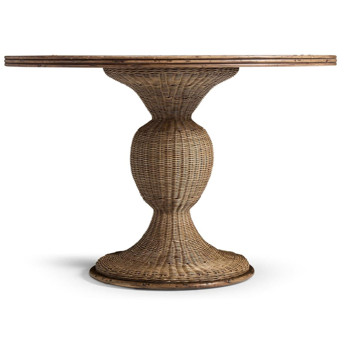 Palm Court Round Dining Table in Rattan - 117cm