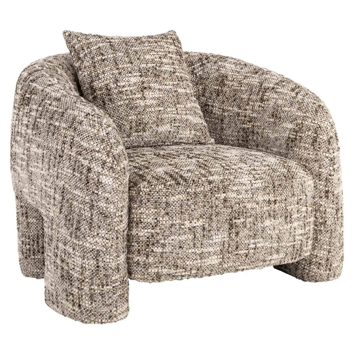 Lounge Chair in Tuscany Brown Omara