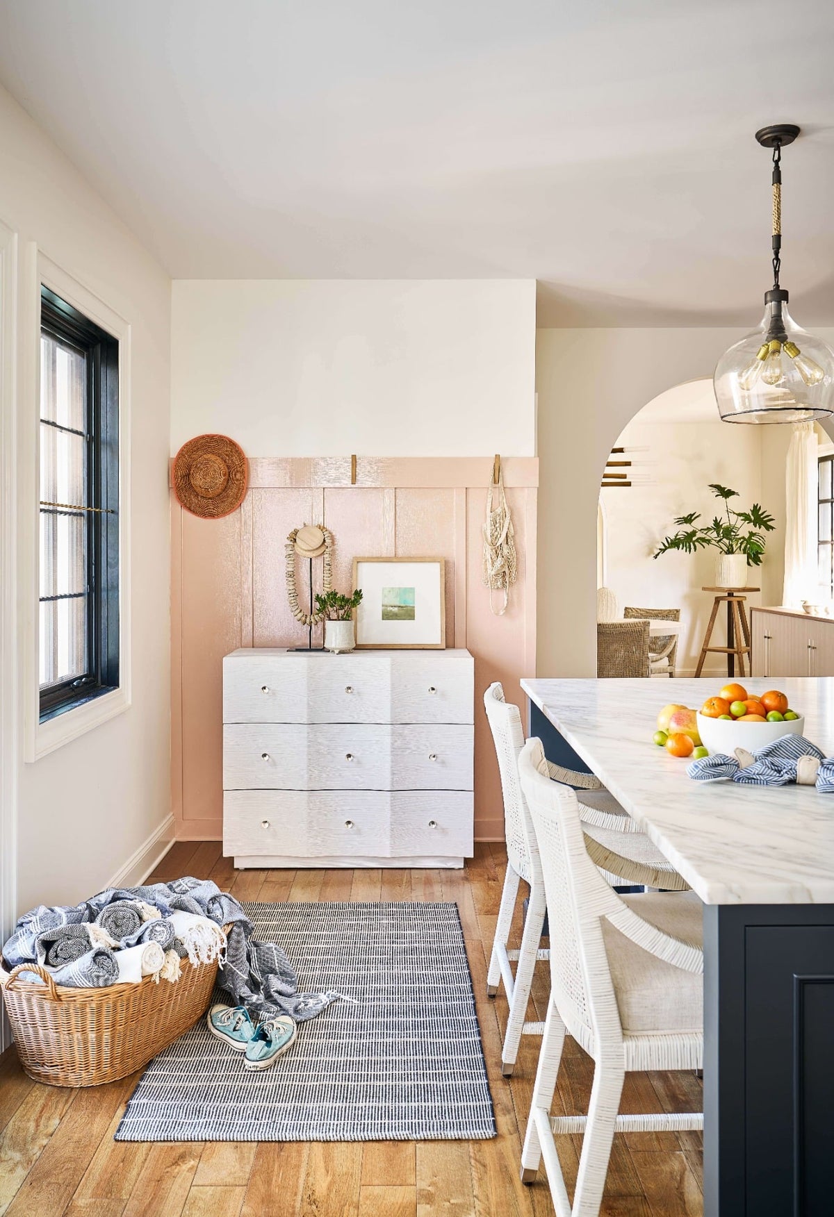 Saint Clair Storage Chest in White Sand