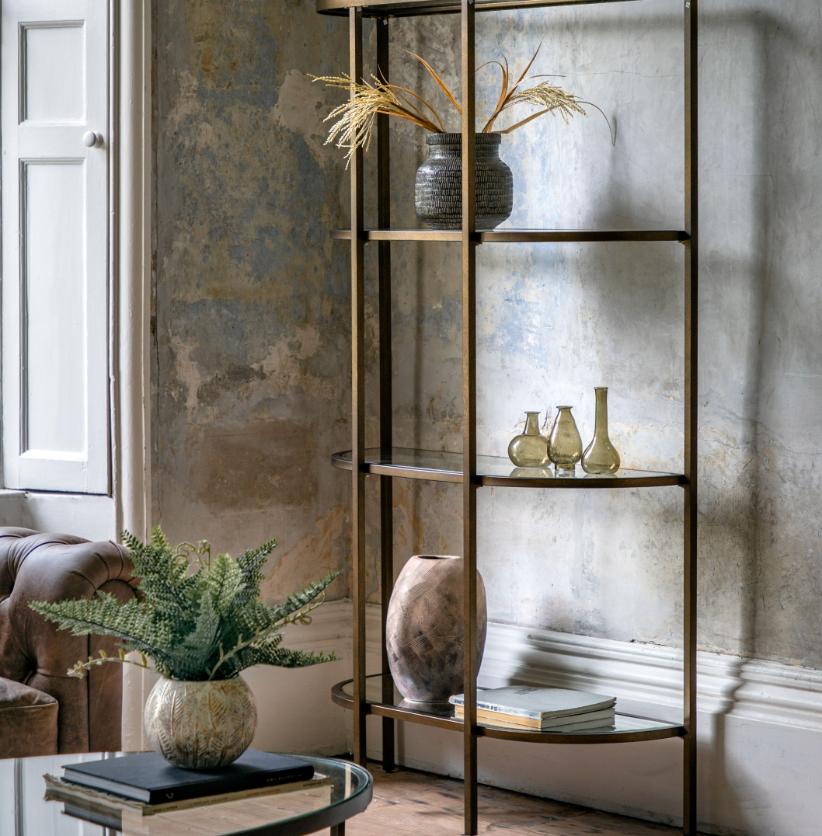Eastern Vase Wide Black