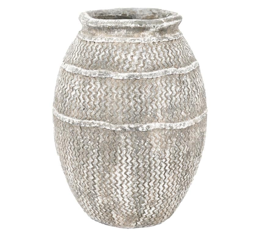 Palmas Vase Small Antique Grey