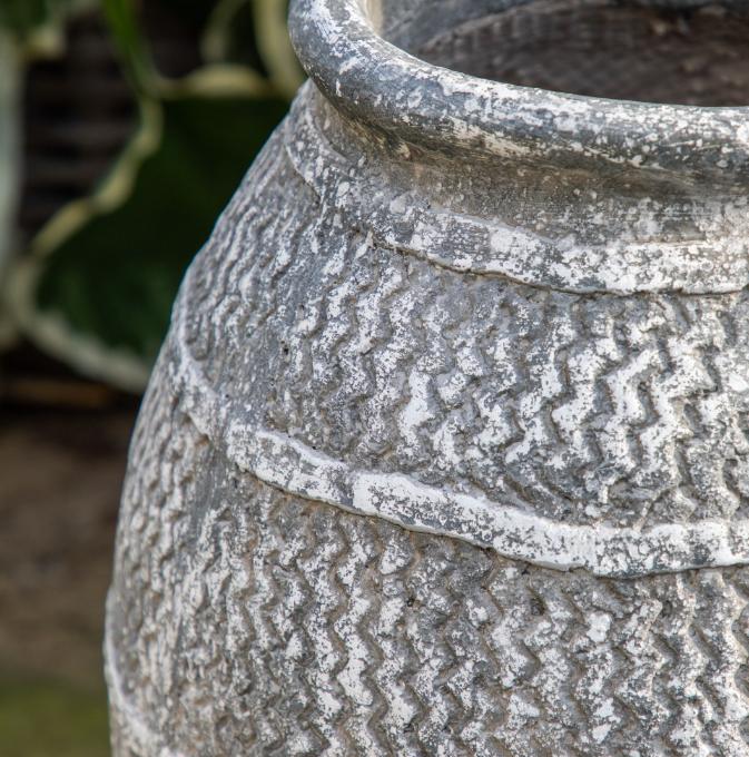 Palmas Vase Small Antique Grey