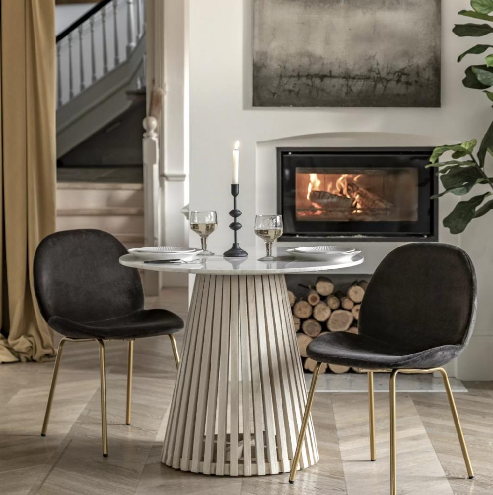 Pickett Round Dining Table - 90cm