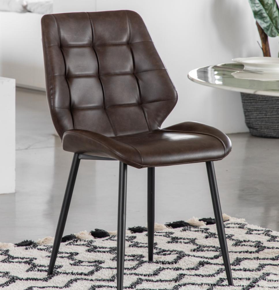 Jace Dining Chair in Brown - Set of 2