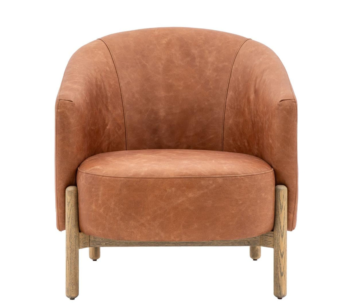 Tivoli Armchair Vintage Brown Leather