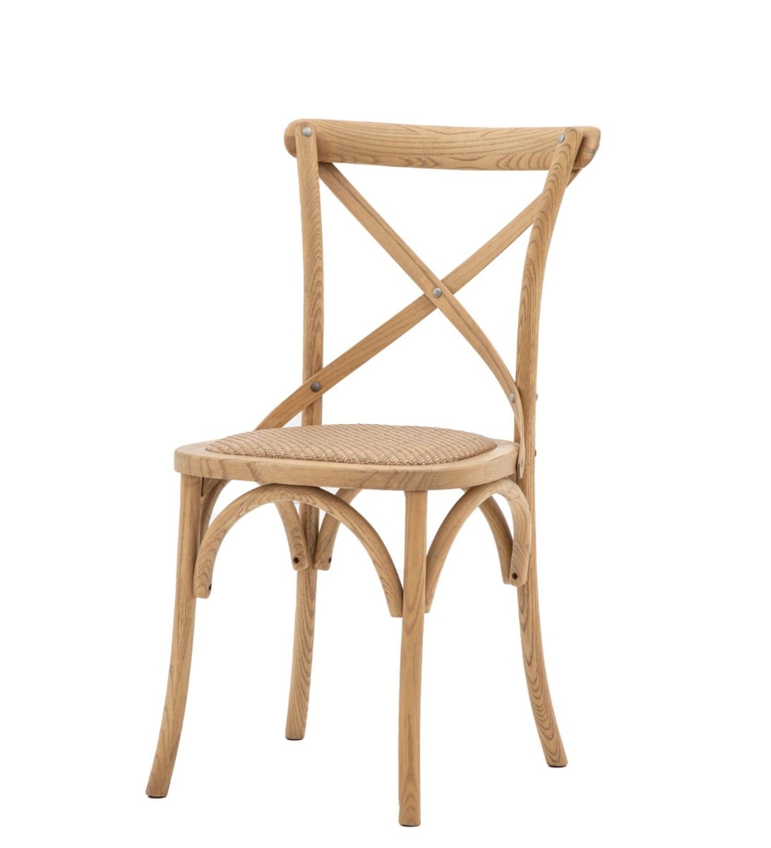 Barista Chair in Natural Rattan - Set of 2