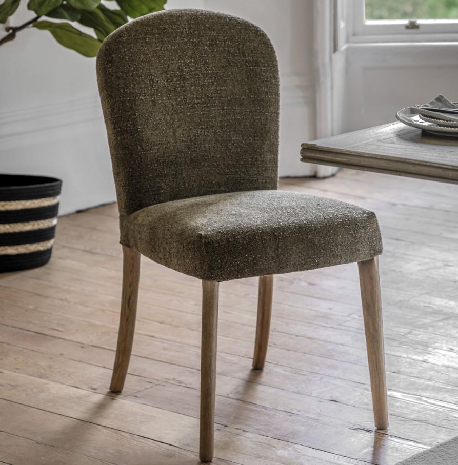 Hinton Dining Chair in Moss Green - Set of 2