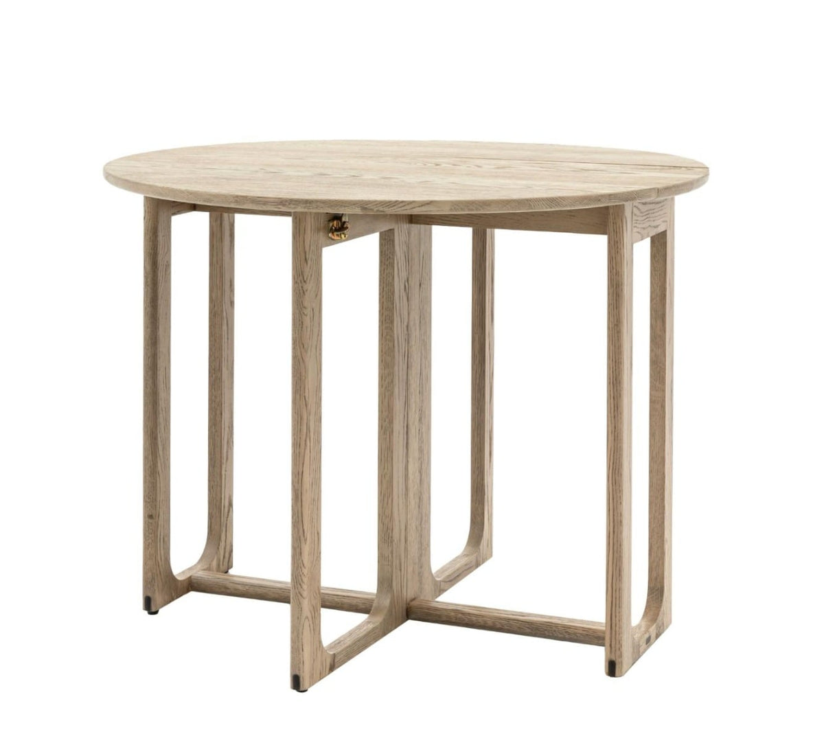 Nordia Folding Dining Table in Smoked - 100cm