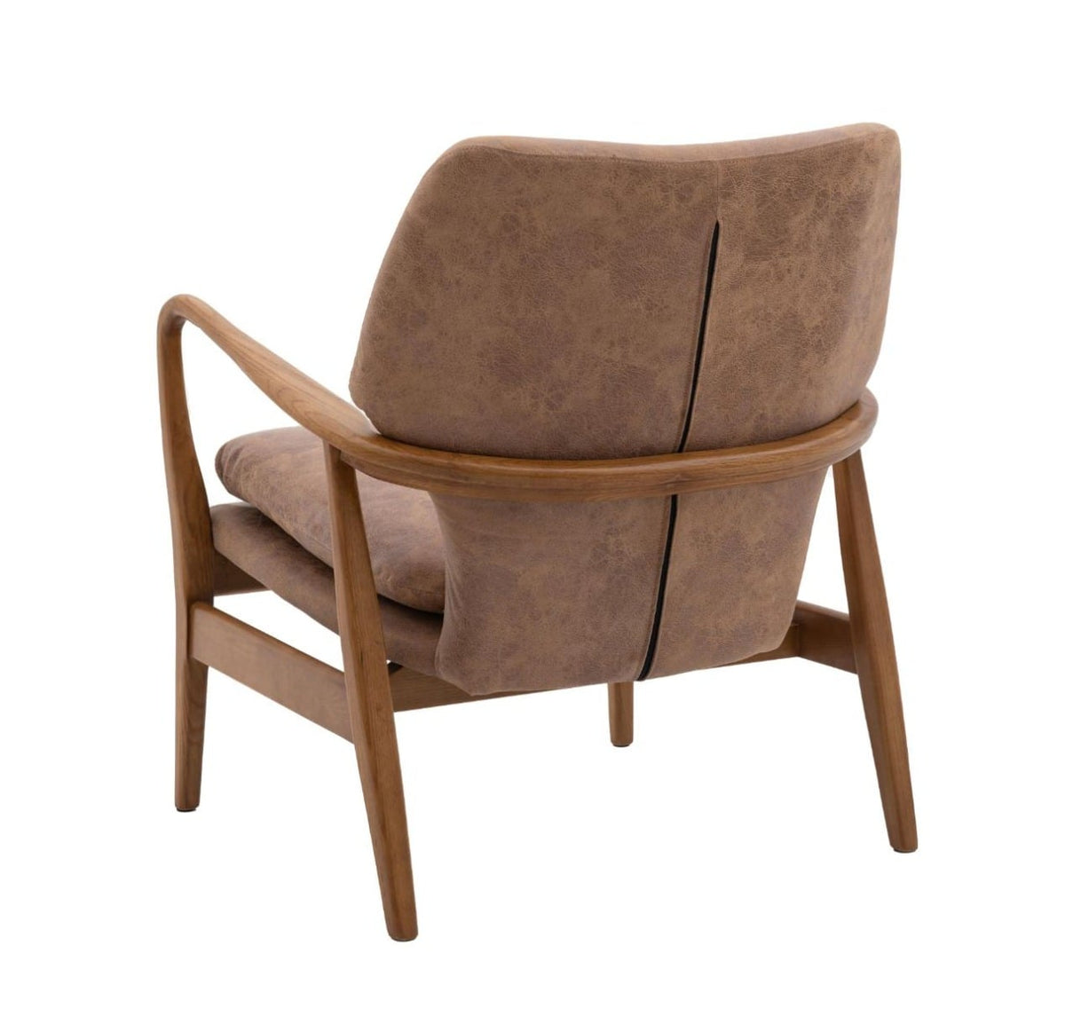 Olska Armchair Brown Leather
