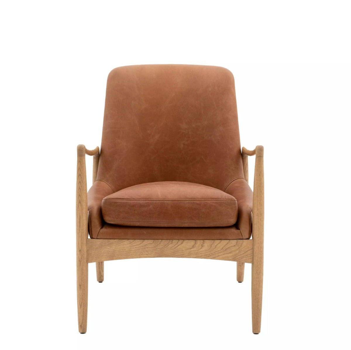 Camerra Armchair Brown Leather