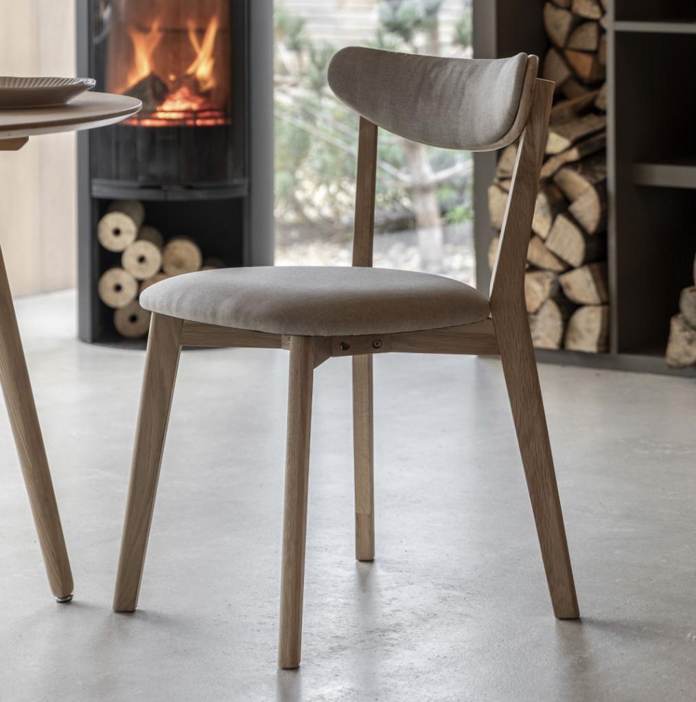 Heath Dining Chair in Natural - Set of 2
