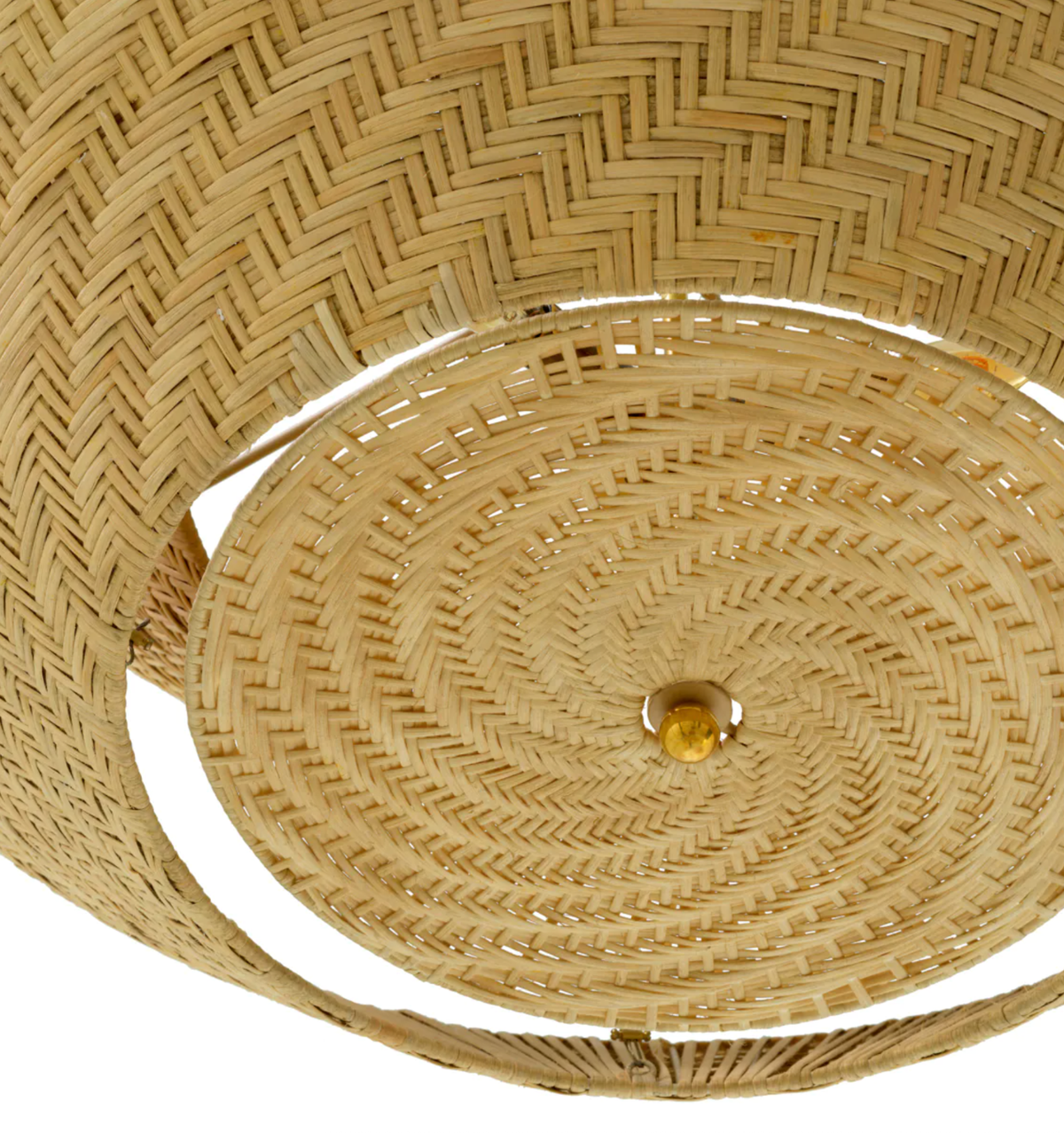 Chandelier Tavira in Natural Rattan