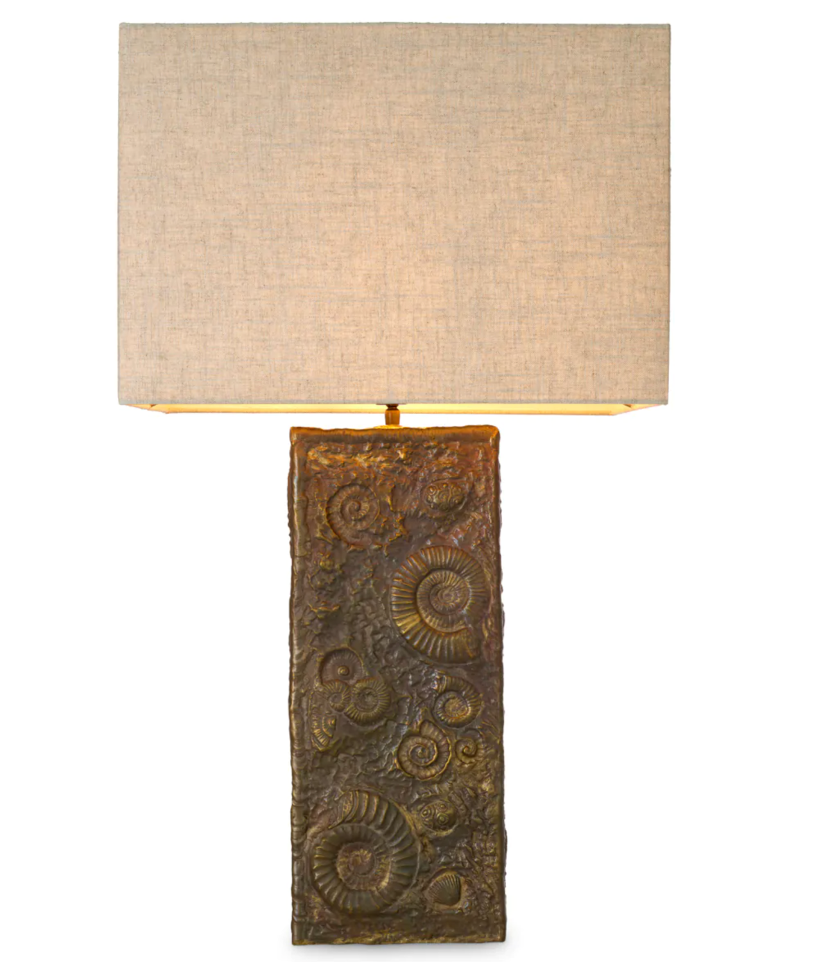 Table Lamp Kamari in Vintage Brass