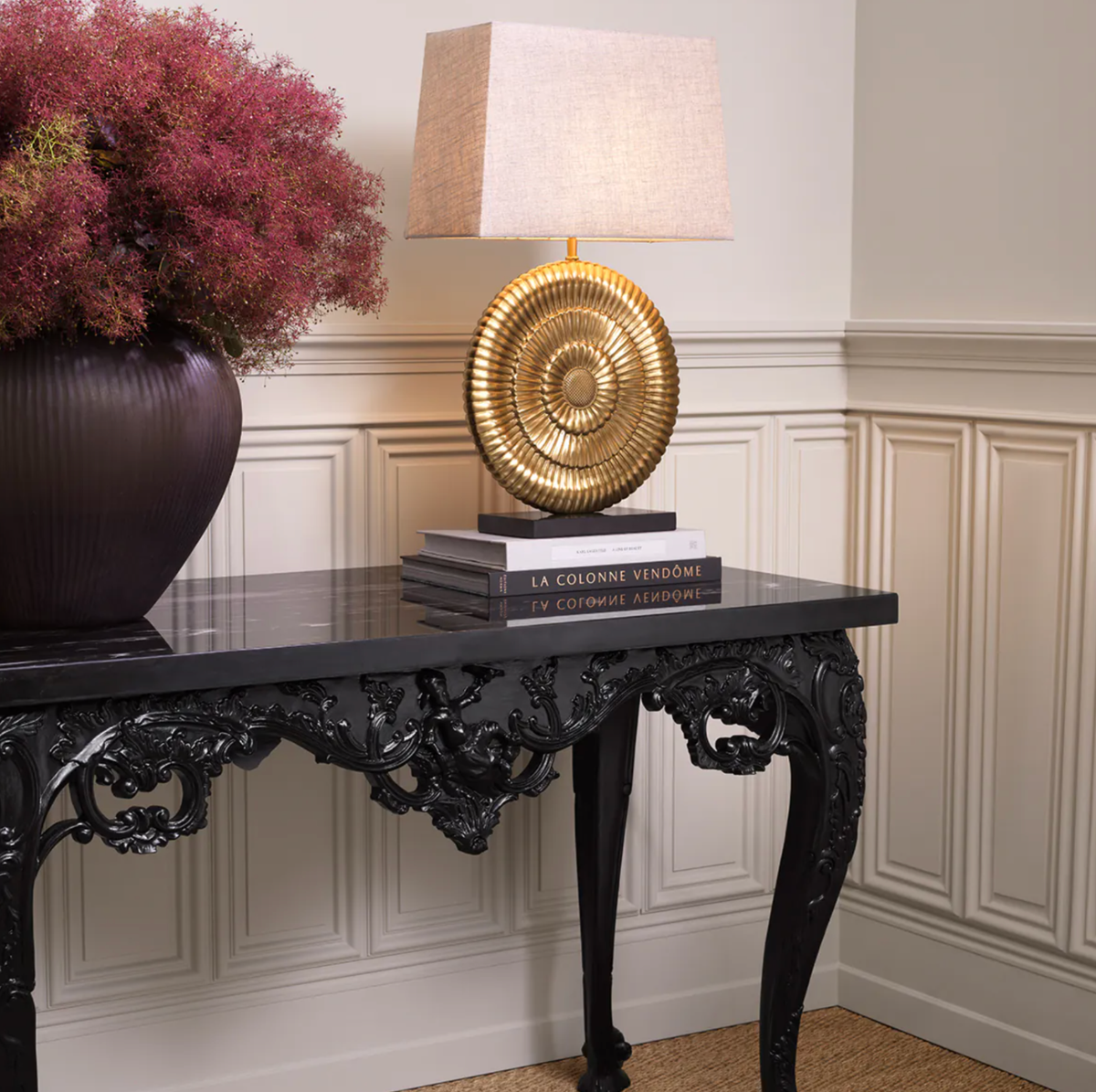 Console Table Cadwalader in Black