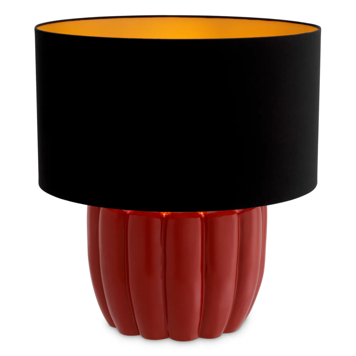 Table Lamp Barocco in Red