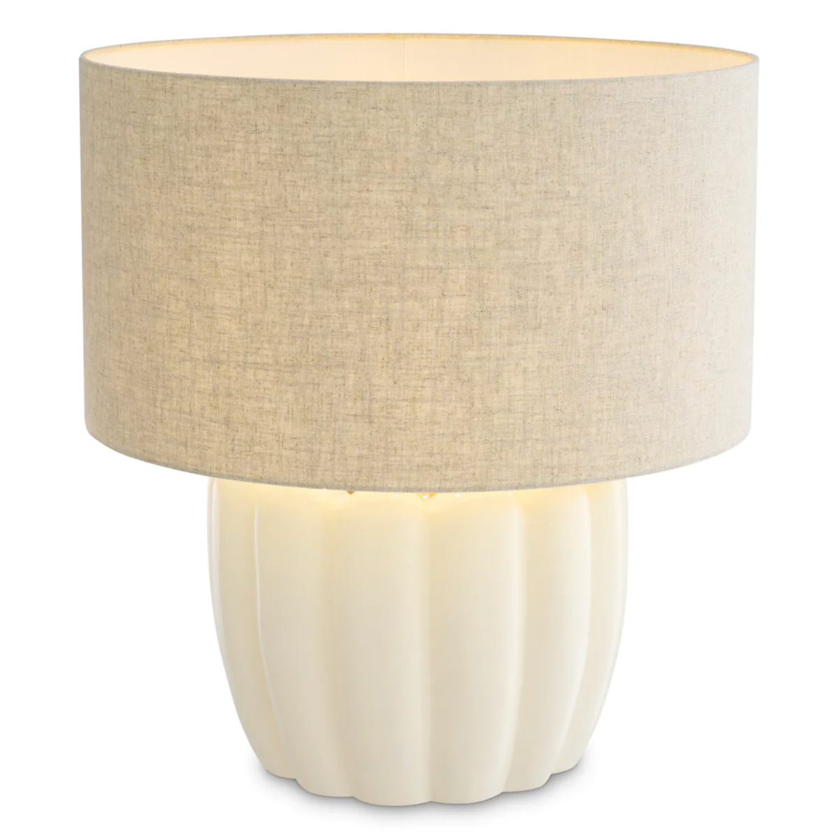Table Lamp Barocco in Off-White