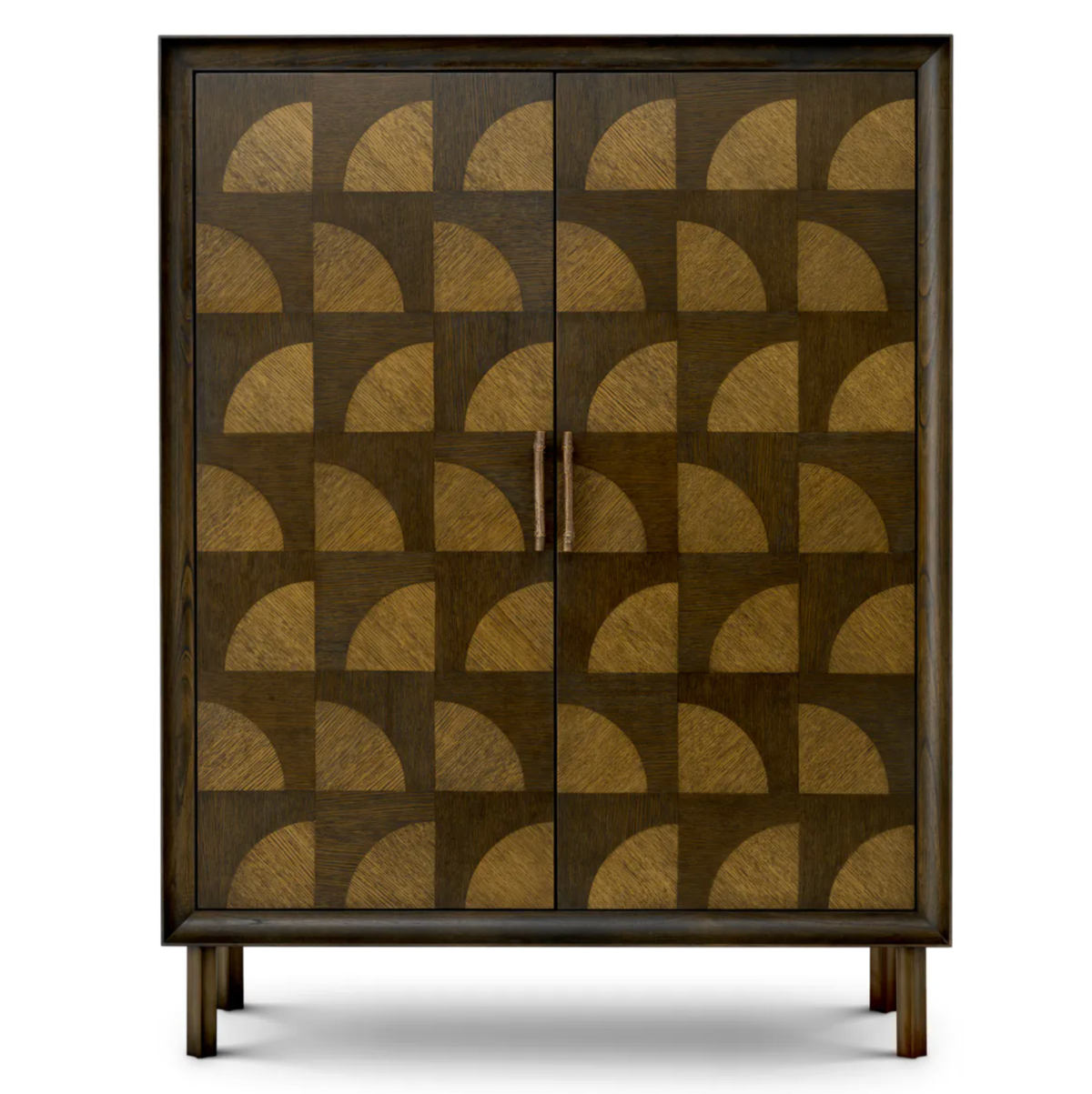 Kumo Cabinet in Charcoal Brown