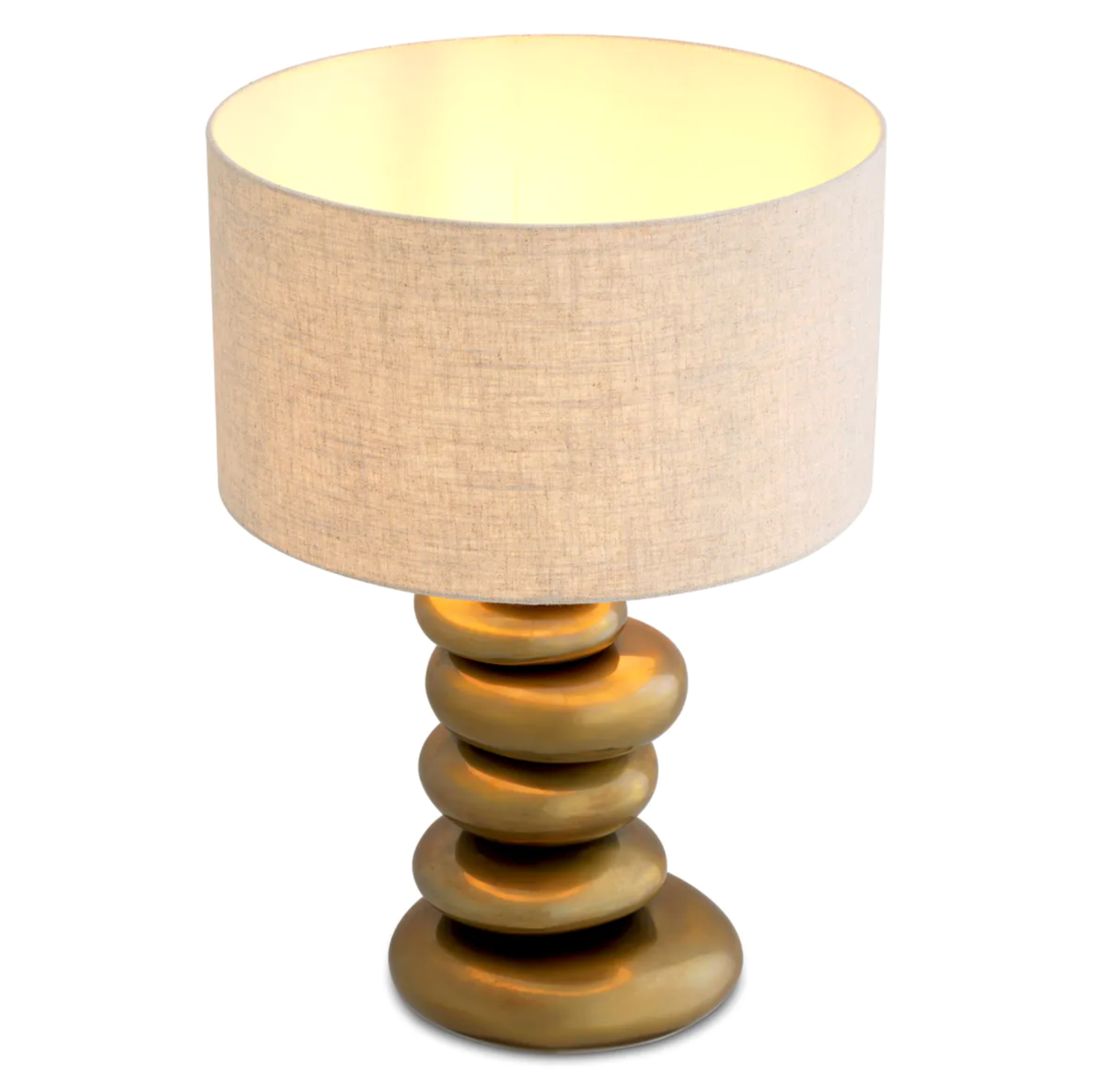 Table Lamp Kallisto in Vintage Brass