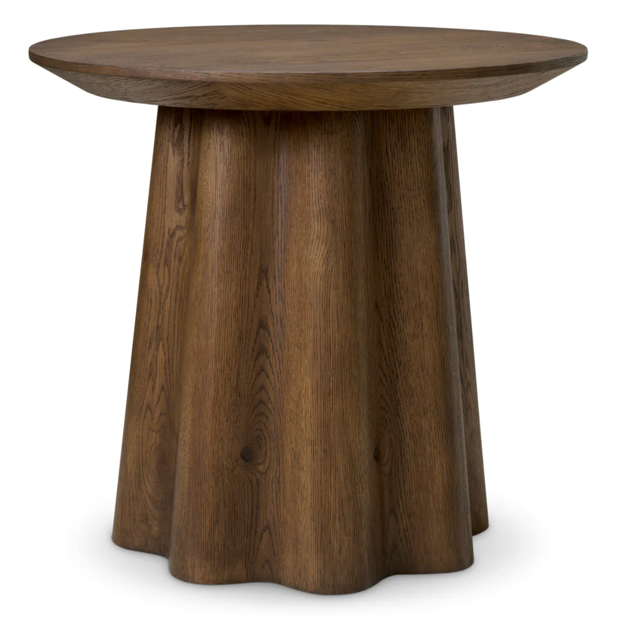 Side Table Papyrus in Dark Brown