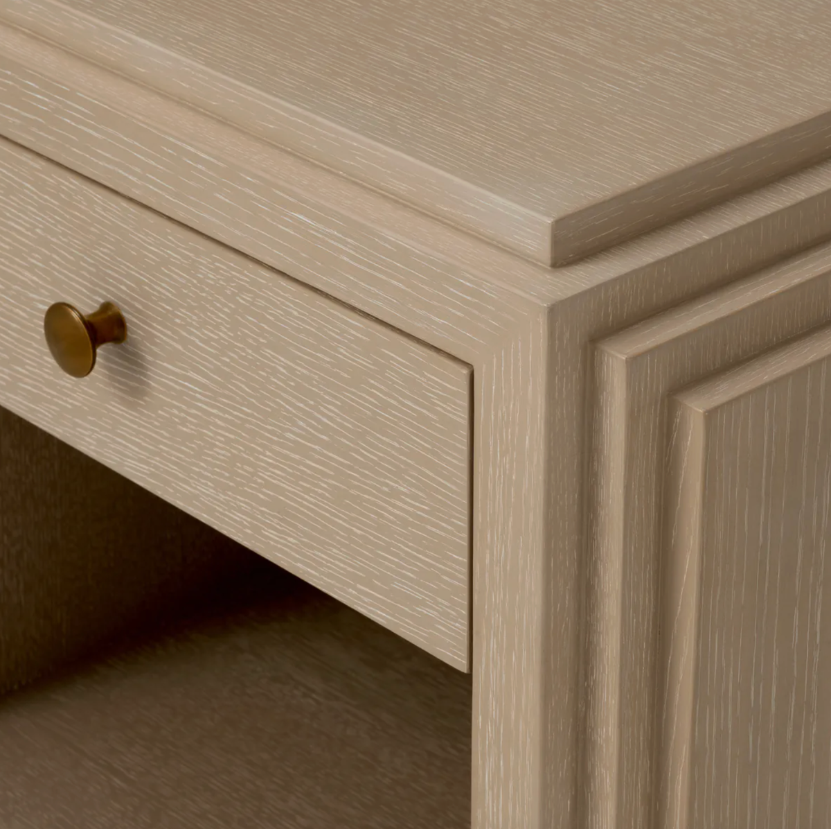 Nightstand ArtDeco in Washed Oak