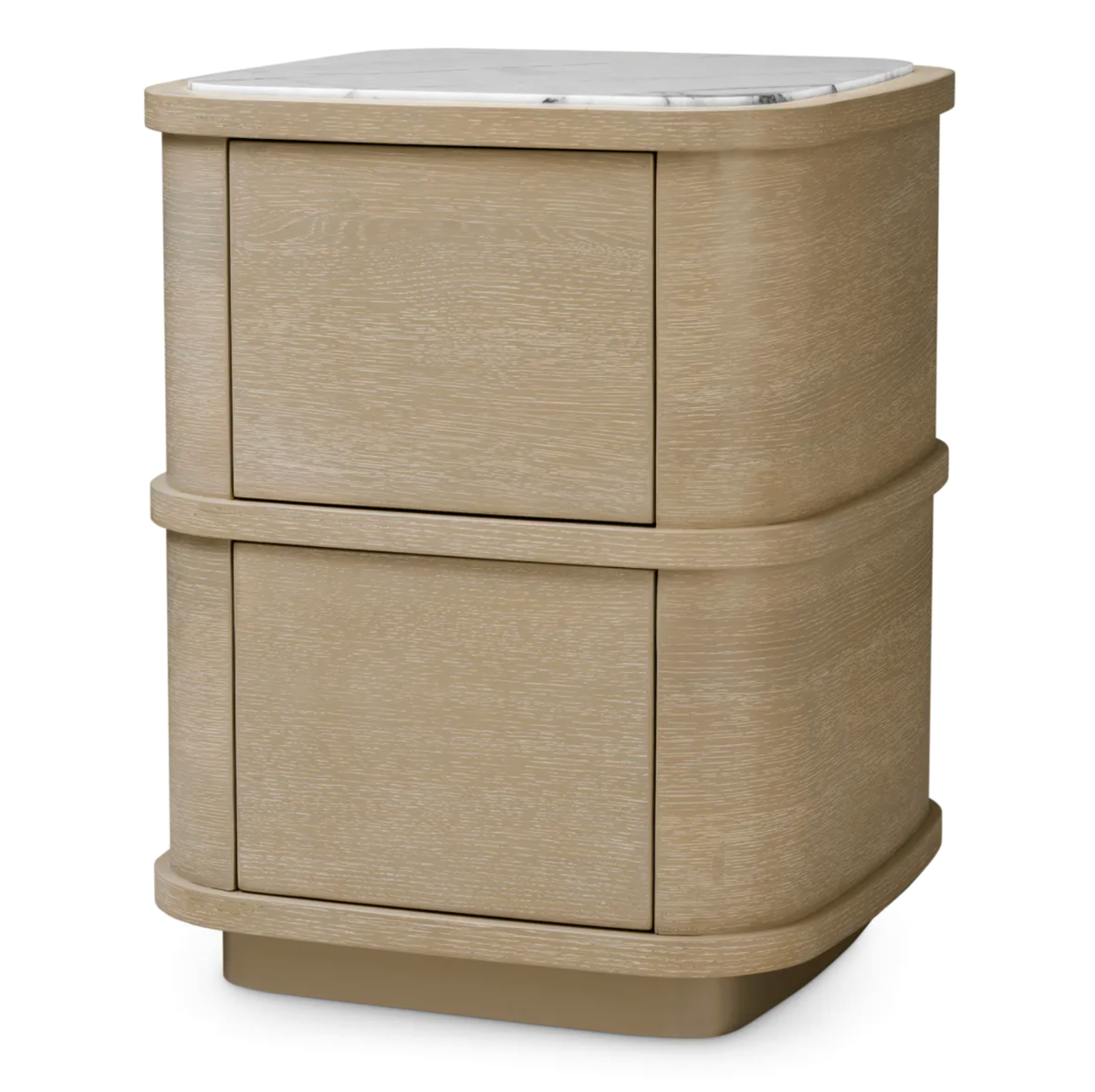 Small Nightstand Cabana in Washed Oak
