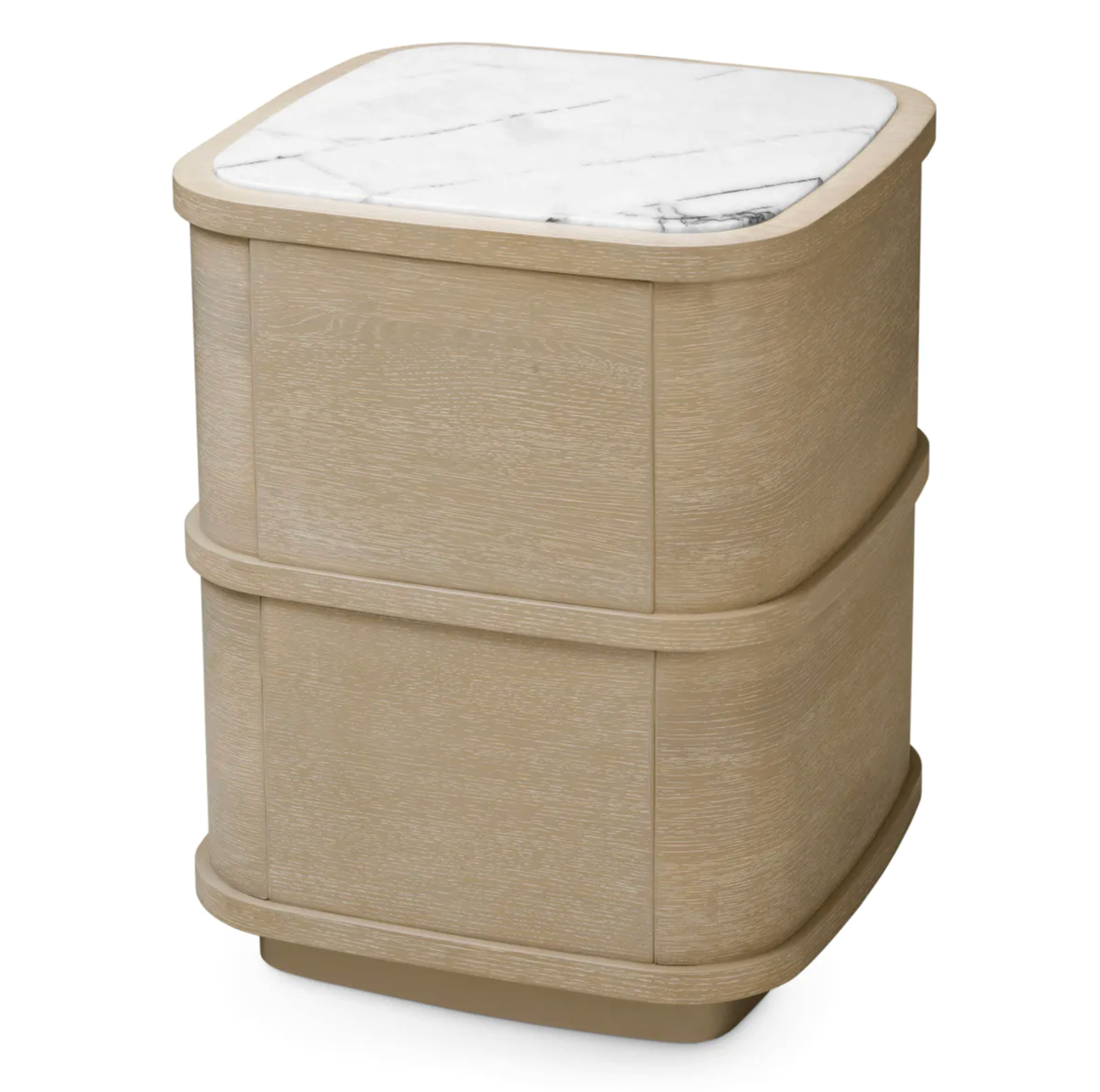Small Nightstand Cabana in Washed Oak