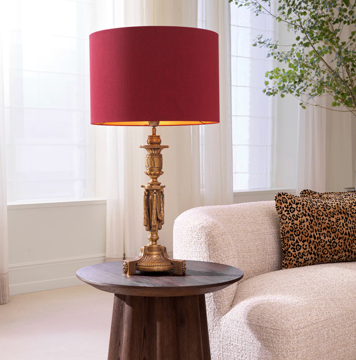 Table Lamp Francis in Antique Gold