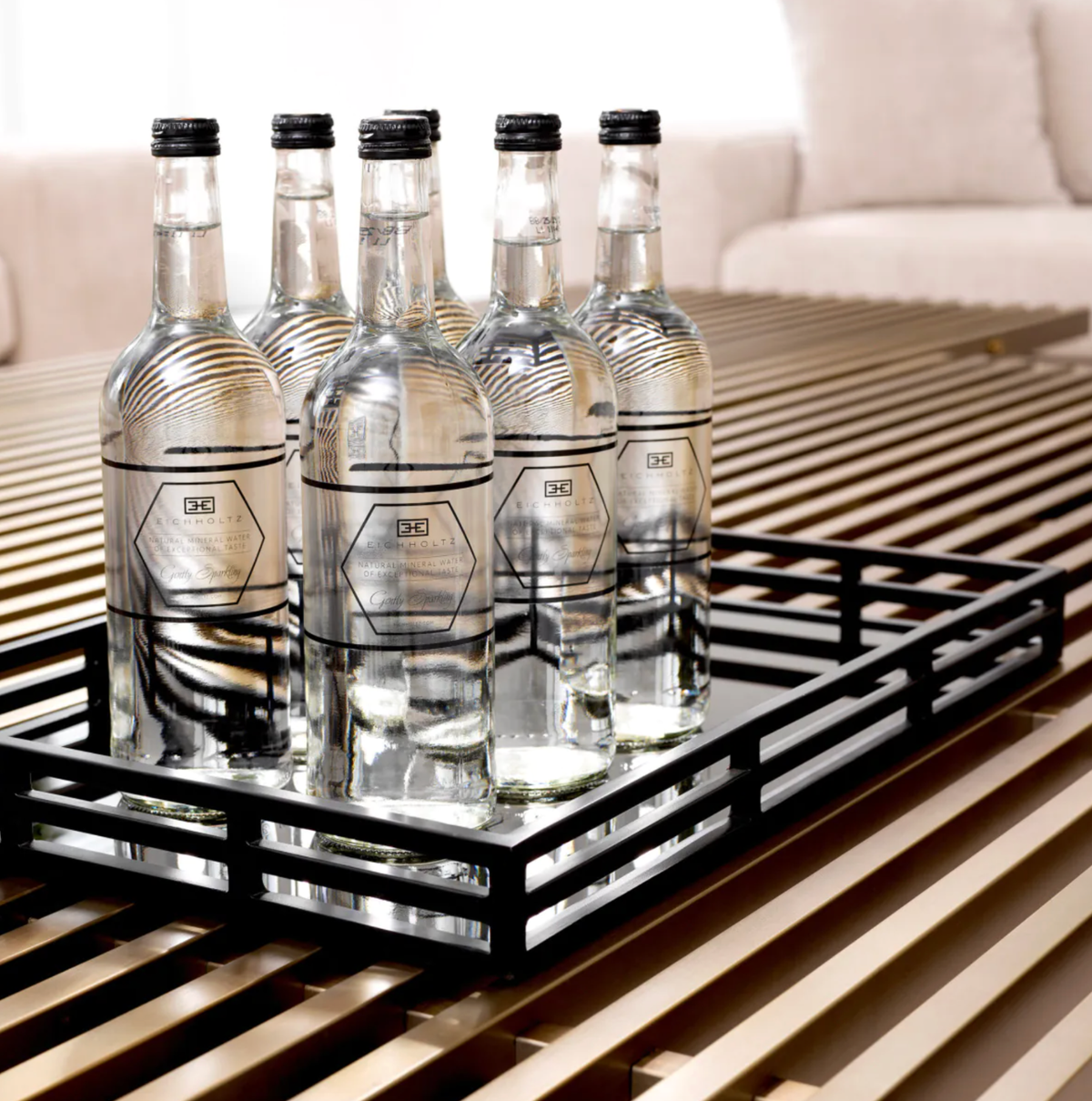 Giacomo Black Mirror Tray