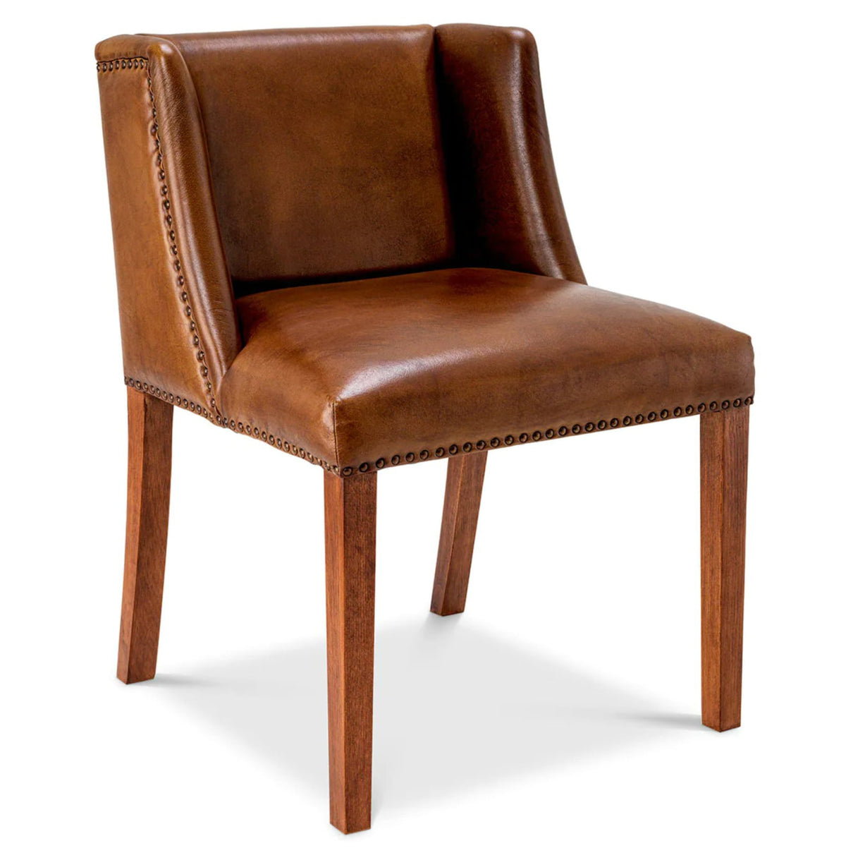 St. James Dining Chair in Tobacco Leather