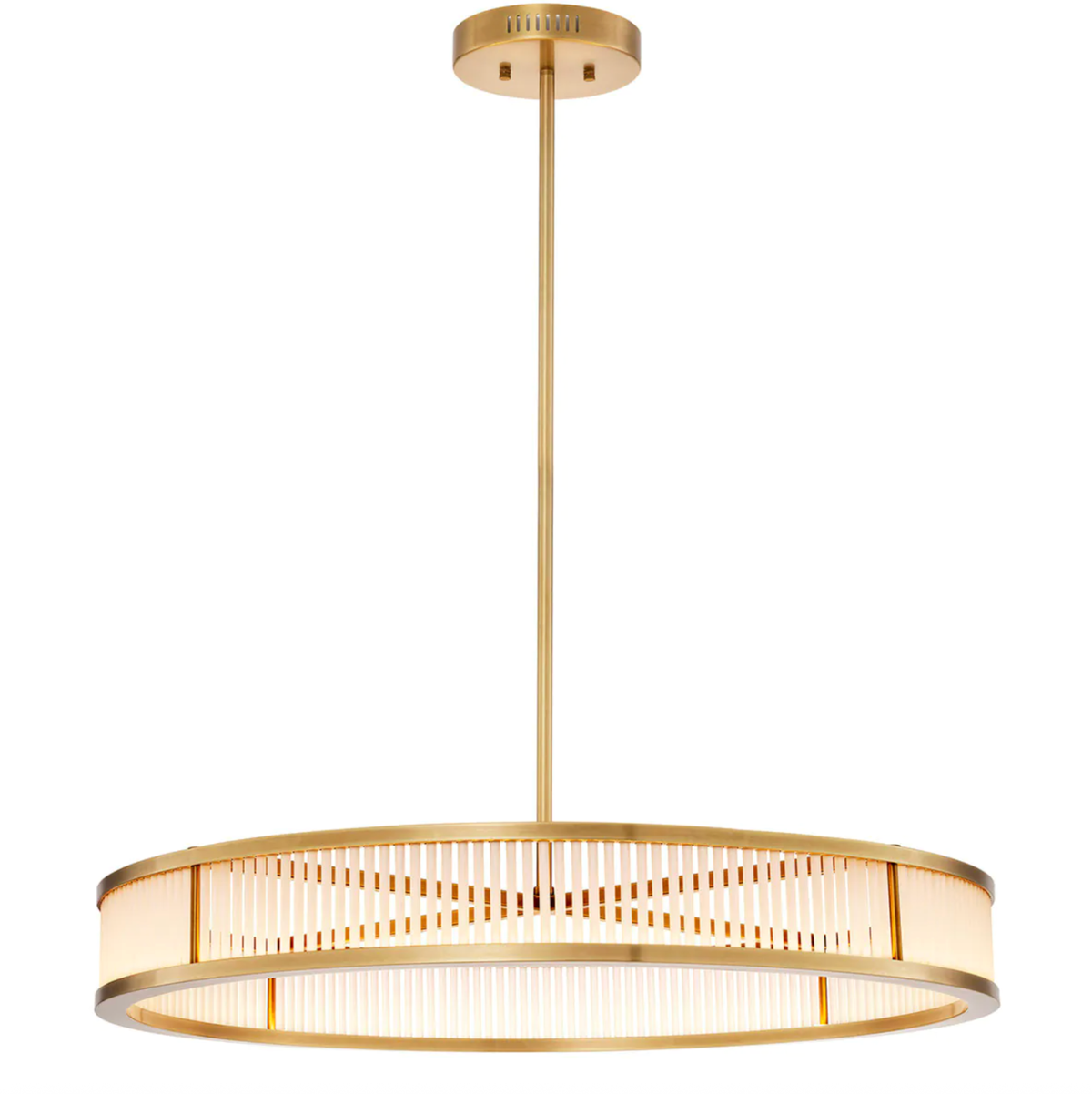 Thibaud Chandelier in Antique Brass - Large