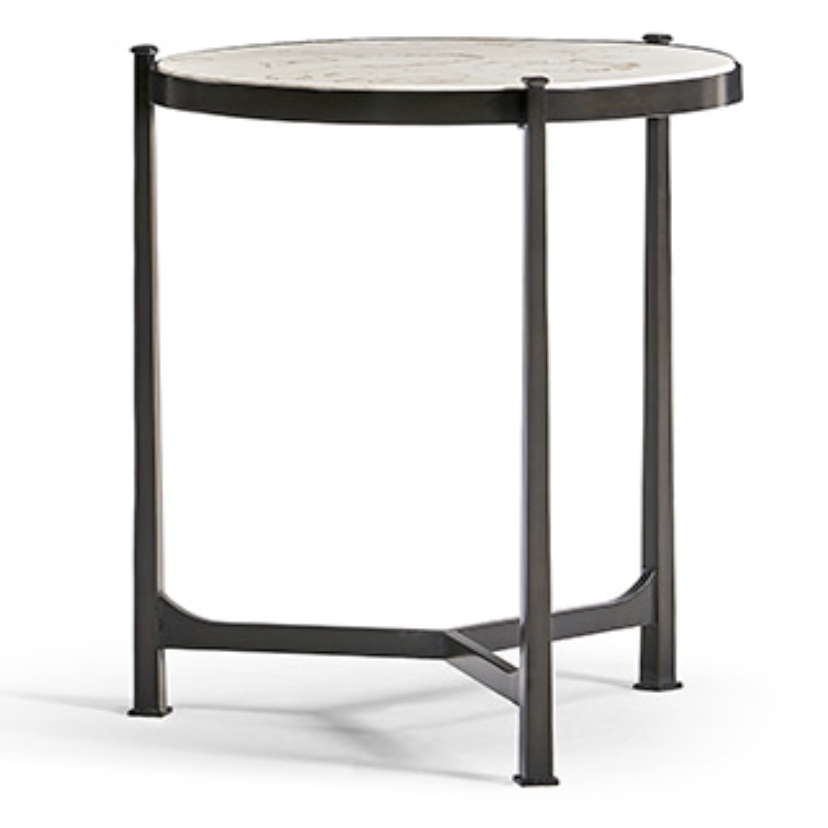 Scalia Lamp Table in Bronze - Medium