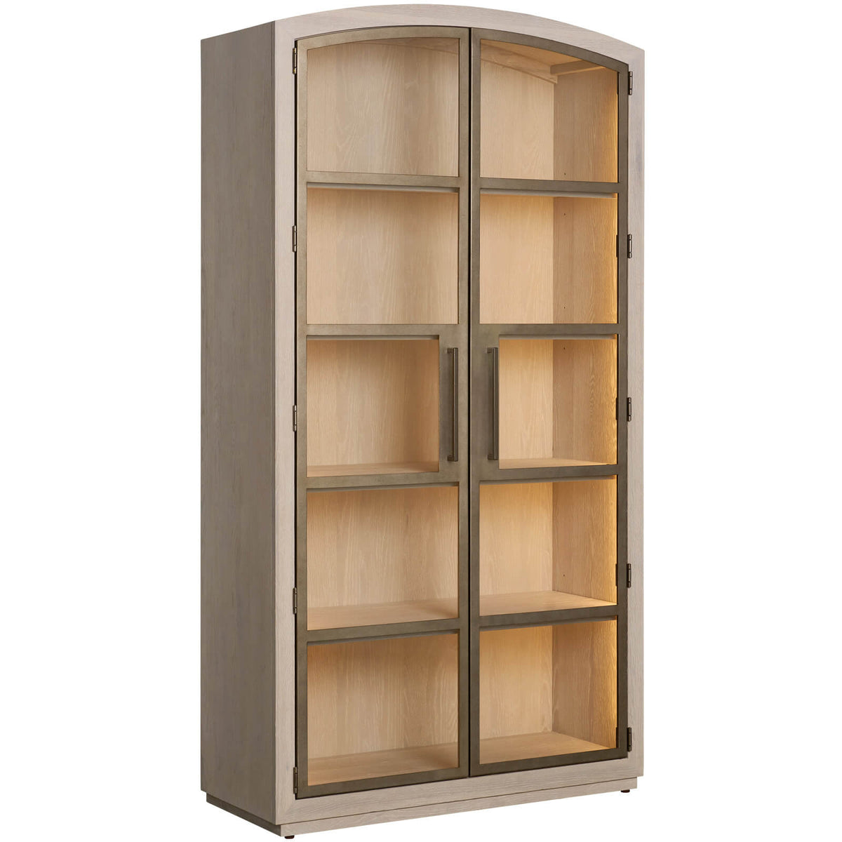 Scribe Display Cabinet in White Oak