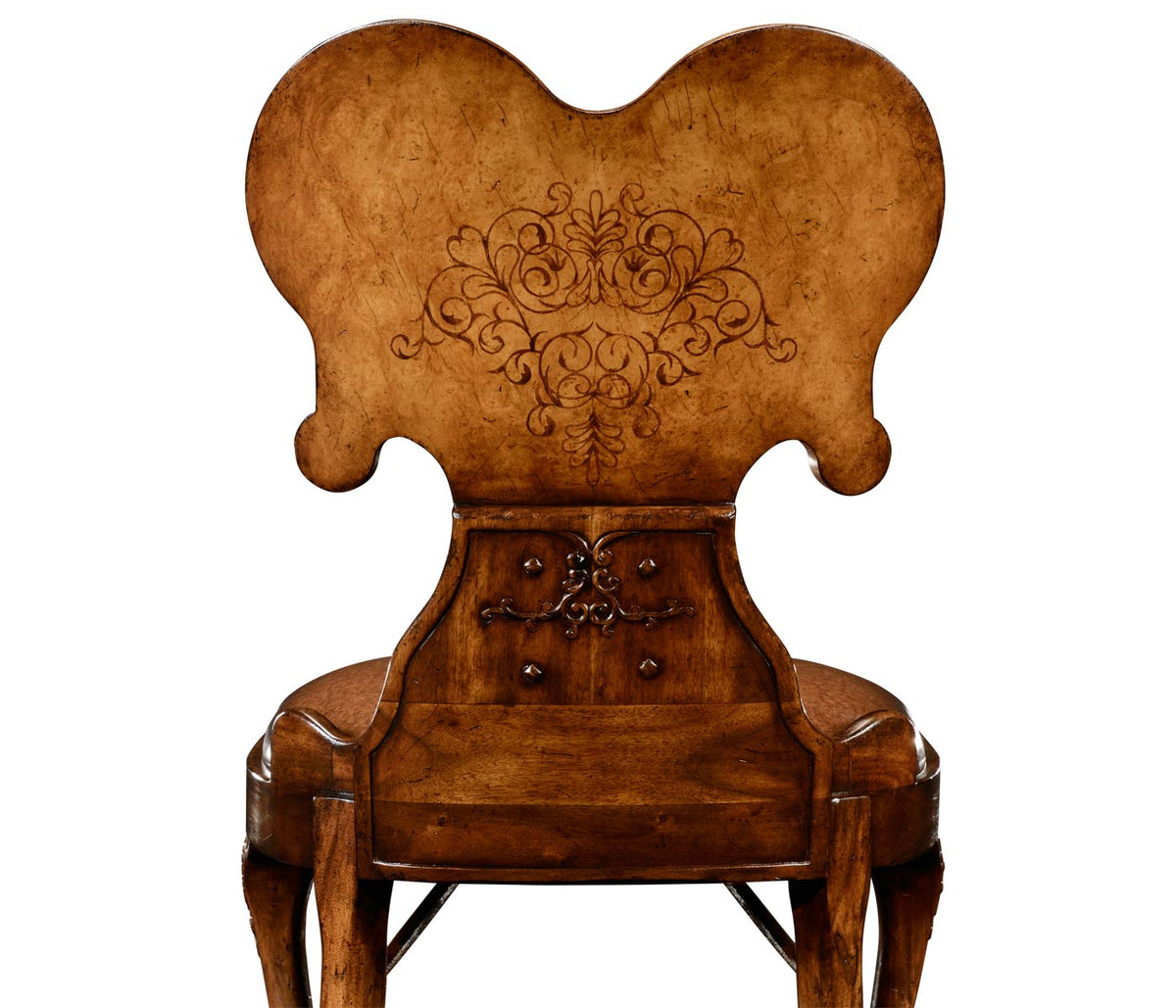 Seaweed Marquetry Side Chair