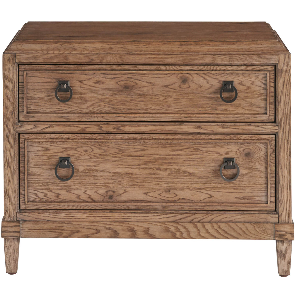 Sienna Wide Two Drawer Bedside Table