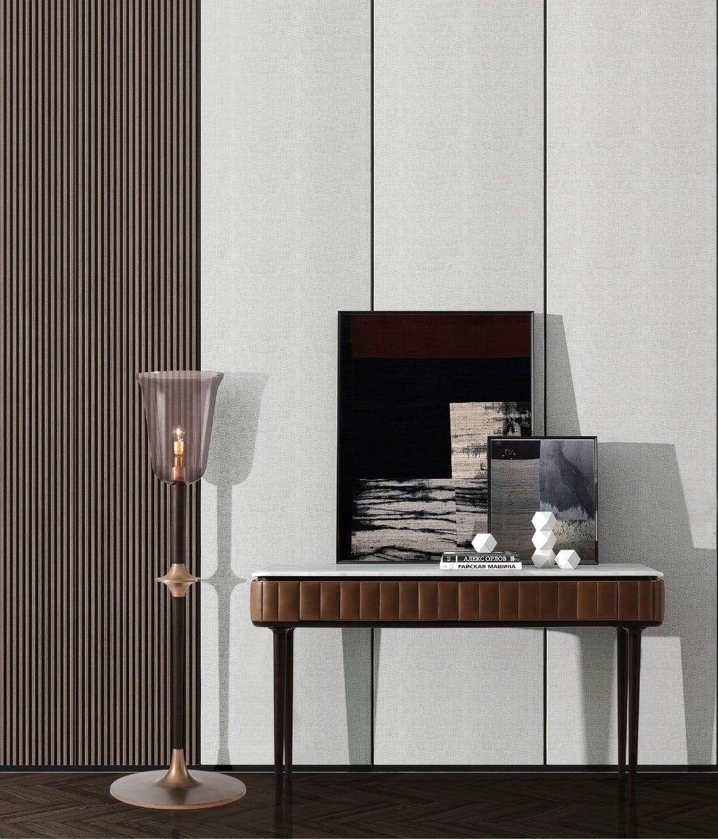 Billowy Console Table in Carrara Marble
